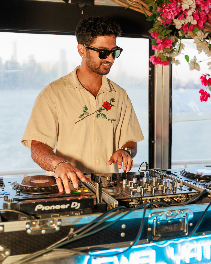 Live music event photography — DJ set at public hotel NYC